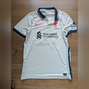Nike Liverpool FC Cream and Black Men's Jersey - XL